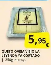 Supermercados MAS Leyenda - queso oveja viejo oferta