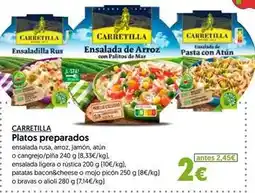 Hiper Usera Carretilla - platos preparados oferta