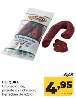 Alimerka Ezequiel - chorizo dulce, picante o salchichon, herradura oferta