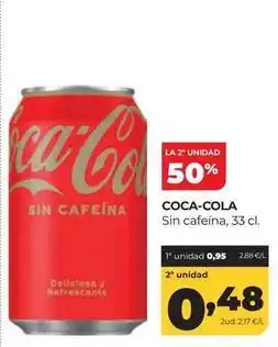 Alimerka Coca-cola - sin cafeina oferta