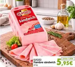 Hiper Usera Elpozo - fiambre sandwich oferta