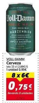 Hiper Usera Voll-damm - cerveza oferta