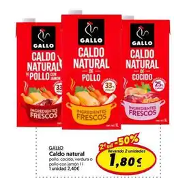 Hiper Usera Gallo - caldo natural oferta