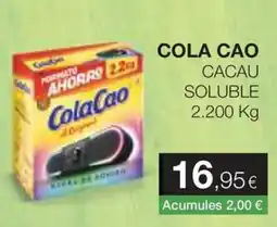 Plusfresc ColaCao cacao soluble oferta