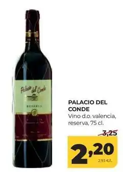 Alimerka Palacio del conde - vino d.o. valencia reserva oferta