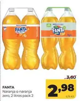 Alimerka Fanta - naranja o naranja zero oferta
