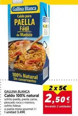 Hiper Usera Gallina blanca - caldo 100% natural oferta