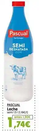 Hiper Usera Pascual - leche oferta