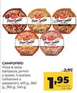 Alimerka Campofrío - pizza & salsa barbacoa oferta
