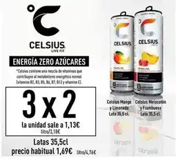 Hiper Usera Mango - celsius mango y limonada oferta