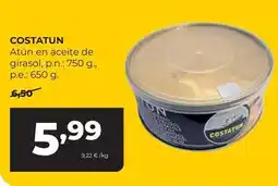 Alimerka Costatun - atun en aceite de girasol oferta