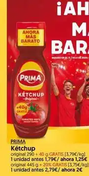 Hiper Usera Prima - ketchup oferta