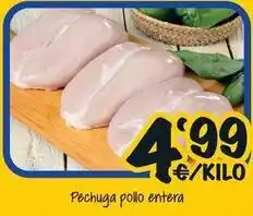 Pechuga pollo entera