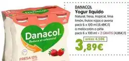 Hiper Usera Danacol - yogur liquido oferta
