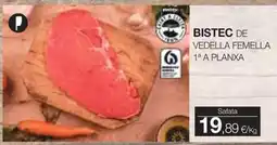 Plusfresc Safata bistec de vedella femella 1ª a planxa oferta