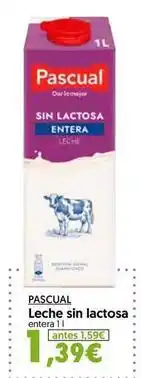 Hiper Usera Pascual - leche sin lactosa oferta