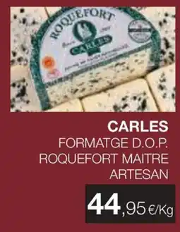 Plusfresc Carles formatge d.o.p. roquefort maitre artesà oferta