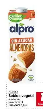 Hiper Usera Alpro - bebida vegetal oferta
