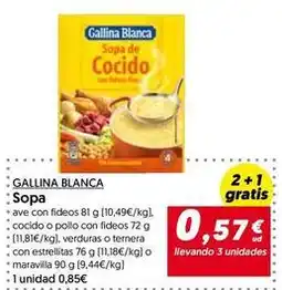 Hiper Usera Gallina blanca - sopa oferta