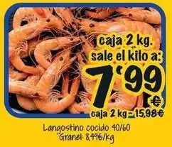 Cash Fresh Langostino cocido oferta
