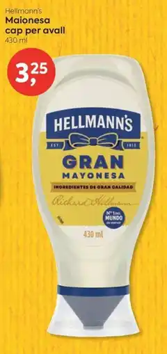 Suma Supermercados Hellmann's maionesa cap per avall oferta
