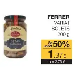 Plusfresc Ferrer variat bolets oferta