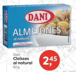 Suma Supermercados Dani almejones al natural oferta