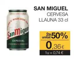 Plusfresc San Miguel cervesa llauna oferta