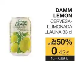 Plusfresc Damm Lemon cervesa-llimonada oferta