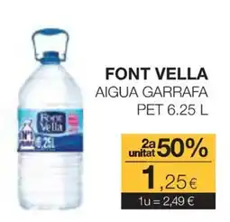 Plusfresc Font Vella aigua garrafa oferta