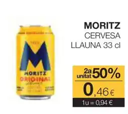 Plusfresc Moritz cervesa llauna oferta