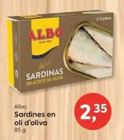 Suma Supermercados Albo sardines en oli d'oliva oferta