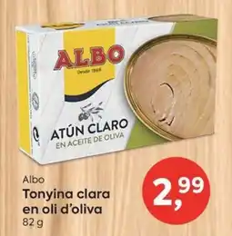 Suma Supermercados Albo tonyina clara en oli d'oliva oferta