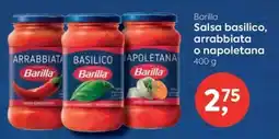 Suma Supermercados Barilla salsa basilico, arrabbiata o napoletana oferta