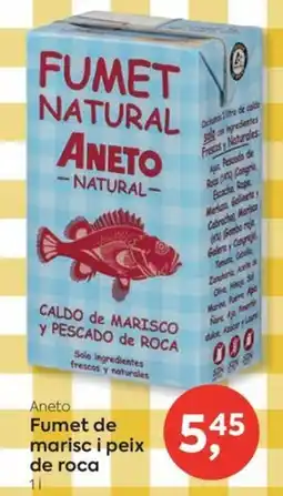 Suma Supermercados Aneto fumet de marisc i peix de roca oferta
