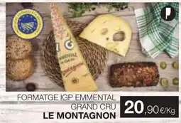 Plusfresc Le Montagnon formatge igp emmental grand cru oferta