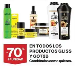 El Corte Inglés Gliss y got2b oferta