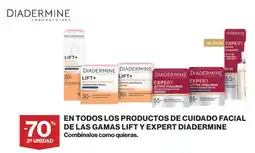El Corte Inglés Diadermine lift expert en todos los productos de cuidado de las gamas oferta