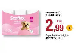 BonpreuEsclat Scottex paper higiènic original oferta