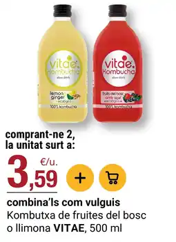 BonpreuEsclat VITAE Kombucha oferta