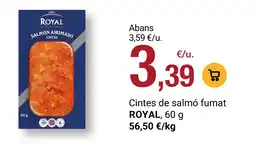 BonpreuEsclat Royal cintes de salmó fumat oferta
