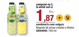 BonpreuEsclat Granini beguda de pinya colada o Mojito oferta