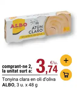 BonpreuEsclat Albo atún claro en aceite de oliva oferta