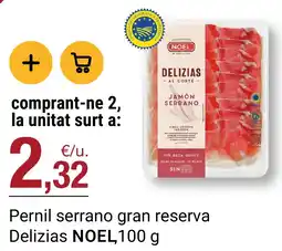 BonpreuEsclat Delizias NOEL pernil serrano gran reserva oferta