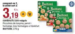 BonpreuEsclat Buitoni piccolinis oferta