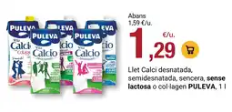 BonpreuEsclat Puleva llet calcio desnatada semidesnatada sencera sense lactosa o col·lagen oferta