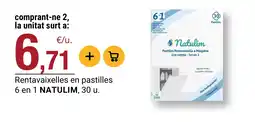 BonpreuEsclat Natulim pastilles rentavaixelles a màquina 6 en 1 oferta