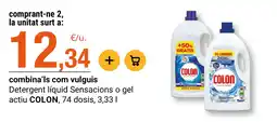 BonpreuEsclat Colon Detergent líquid Sensacions o gel actiu oferta