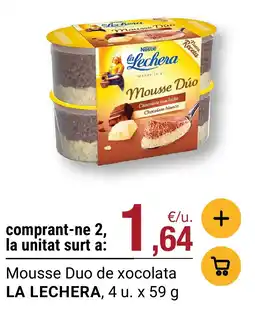 BonpreuEsclat La Lechera Mousse Duo de xocolata oferta