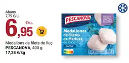 BonpreuEsclat Pescanova medallons de filets de lluç oferta